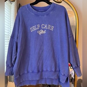 Self care club sweatshirt